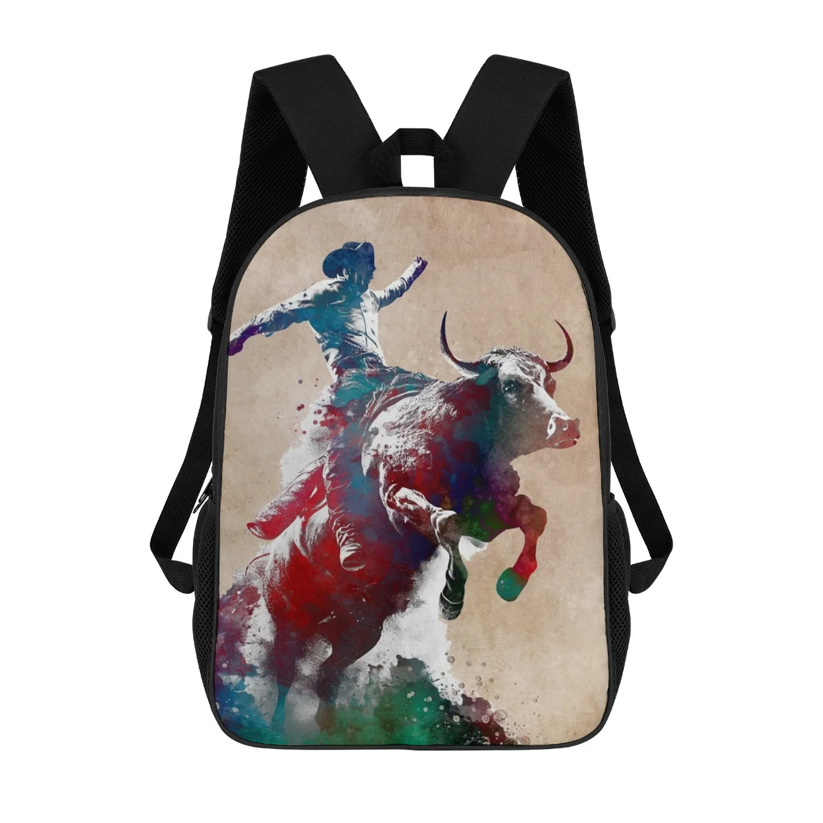 

Школьная сумка Rodeo sport art, школьная сумка с принтом, 17-дюймовая классная сумка для девочек, 17-дюймовый школьный рюкзак, сумка