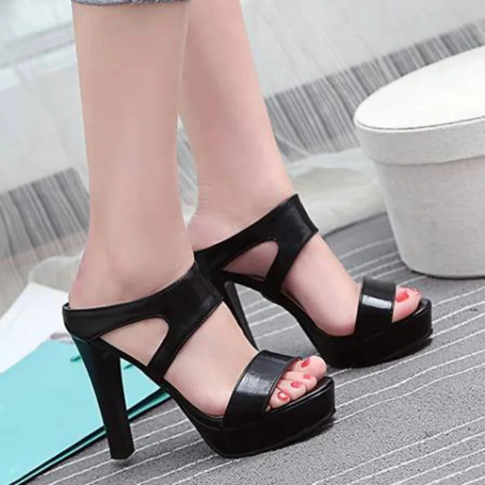 Fivecolors plus Size Oxford Shoes for Women High Heels Thin Heel Red/Silver Sexy Shoes 34-48 New Fashion C35