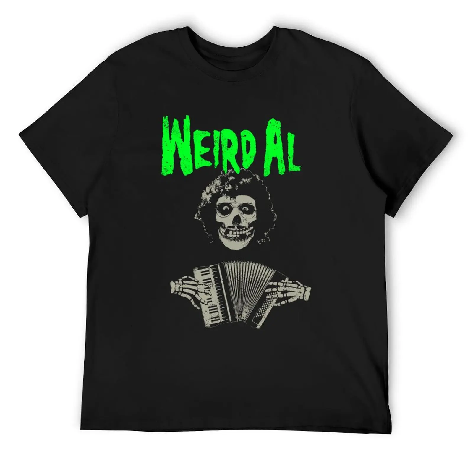 Weird Al meets the Misfits with Accordion T-Shirt cute clothes customs heavyweights summer tops Men's clothing