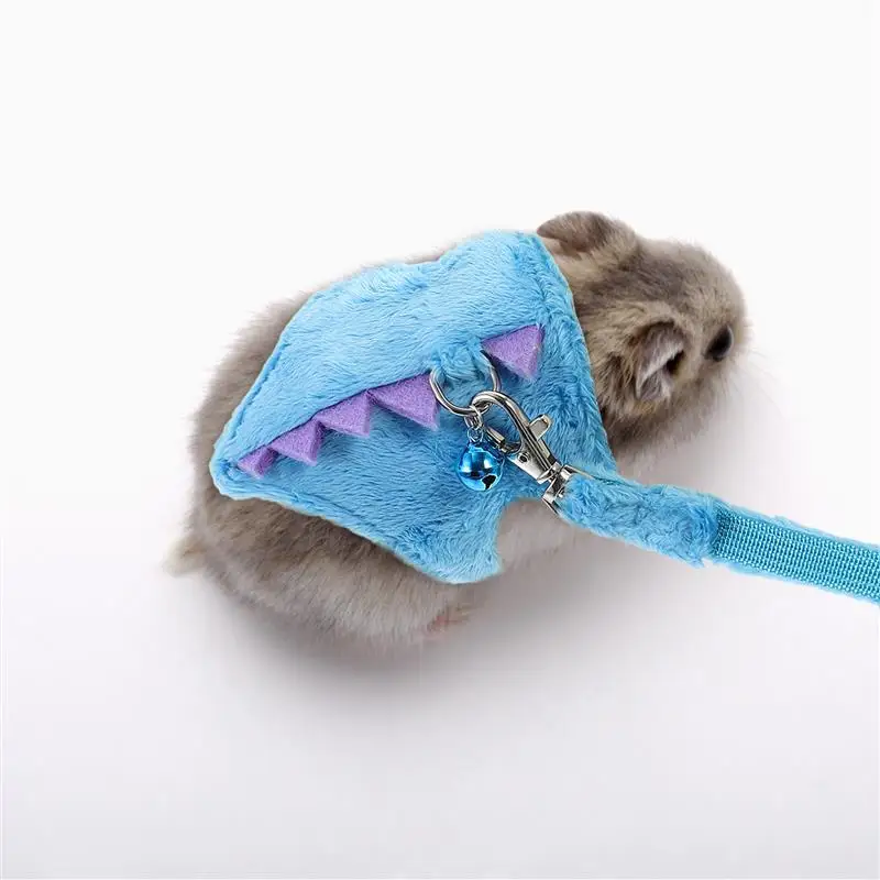 Comfortable Ferret Vest Leash Small Animal Walking Vest Practical Ferret Leash Small Animal Harness Bell Color Random