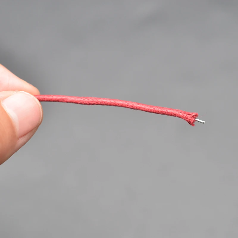 10 Meter Waxed Covered Pre-tinned 7-strand Pushback Vintage-style Guitar Wire Guitar Parts Instrument Cable