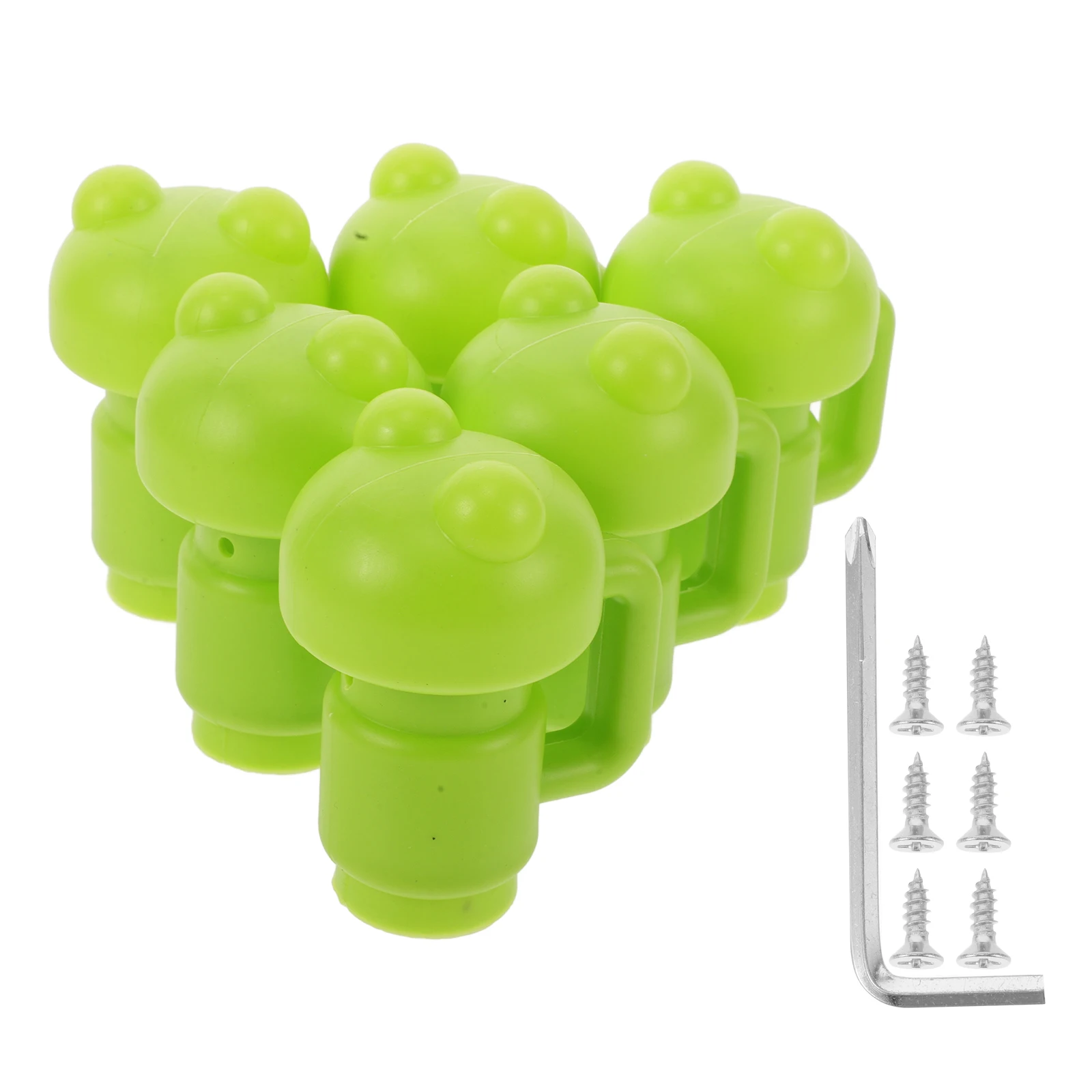 

Green Trampoline Cap Accessories Small Legs Caps Large Enclosure Pole Abs Parts Easy Safety Simple Use