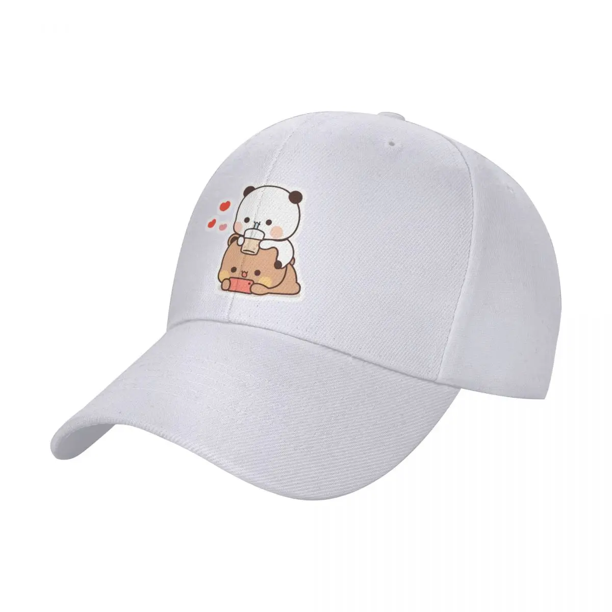 Bubu Dudu Enjoying Time Baseball Cap Unisex Hip-Hop Trucker Worker Cap Panda Bear Hats Breathable Polyester Sun Caps Autumn Hat