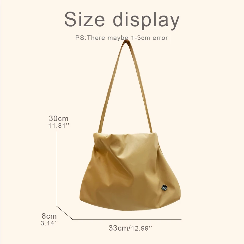 Casual Cloth Bags For Women Handbag And Purse Luxury Designer 2023 New In Nylon Drawstring Closure  Sequined Decoration Shoulder