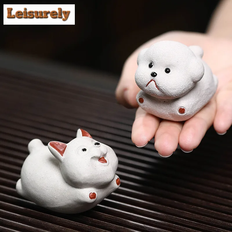 

Щенок богатства Фиолетовая глина Fly Puppy Tea Pet Японский чайный дух Чайная фигурка Игрушки Чайная статуя Цзыша Украшения могут быть подняты