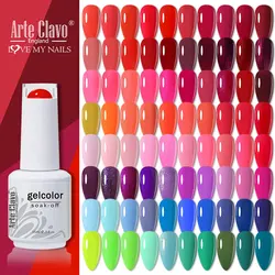 Arte Clavo Red Series smalto per unghie colori per feste vernici Gel All For Nails Soak Off UV LED Semi Permanent Nail Art Remover Gel