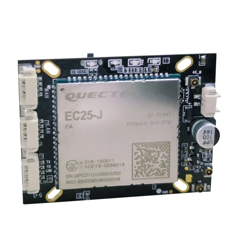 Quectel EC25-J 4G LTE Cat4 Wireless routing security monitoring module board with 4G WIFI Dual Net Port WIFI Watchdog