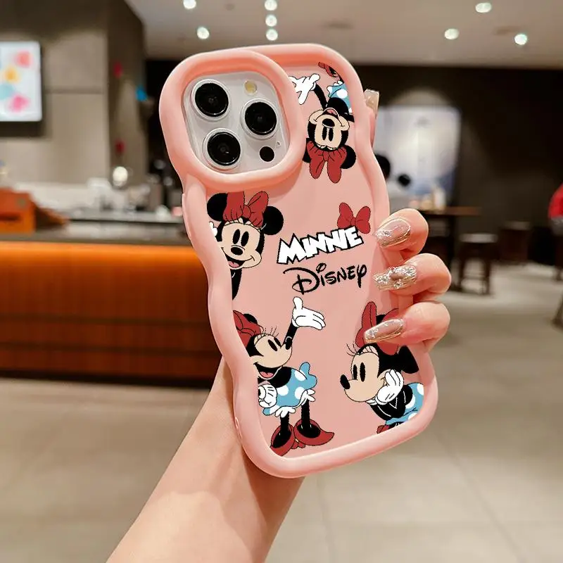 Disney Mickey Minnie Case For Redmi 14C 13C 12C 13 12 10C 9C 9T A1 A2 Plus A3 Note 13 Pro 5G 12 4G 11 10 Pro Plus 10S 11S Cute