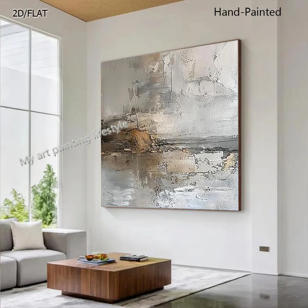 Modern 100% Hand-painted Oil Painting Abstract Chimpanzee Thinker on Canvas Unique Office Decorative Wall Art Creative Gift Idea