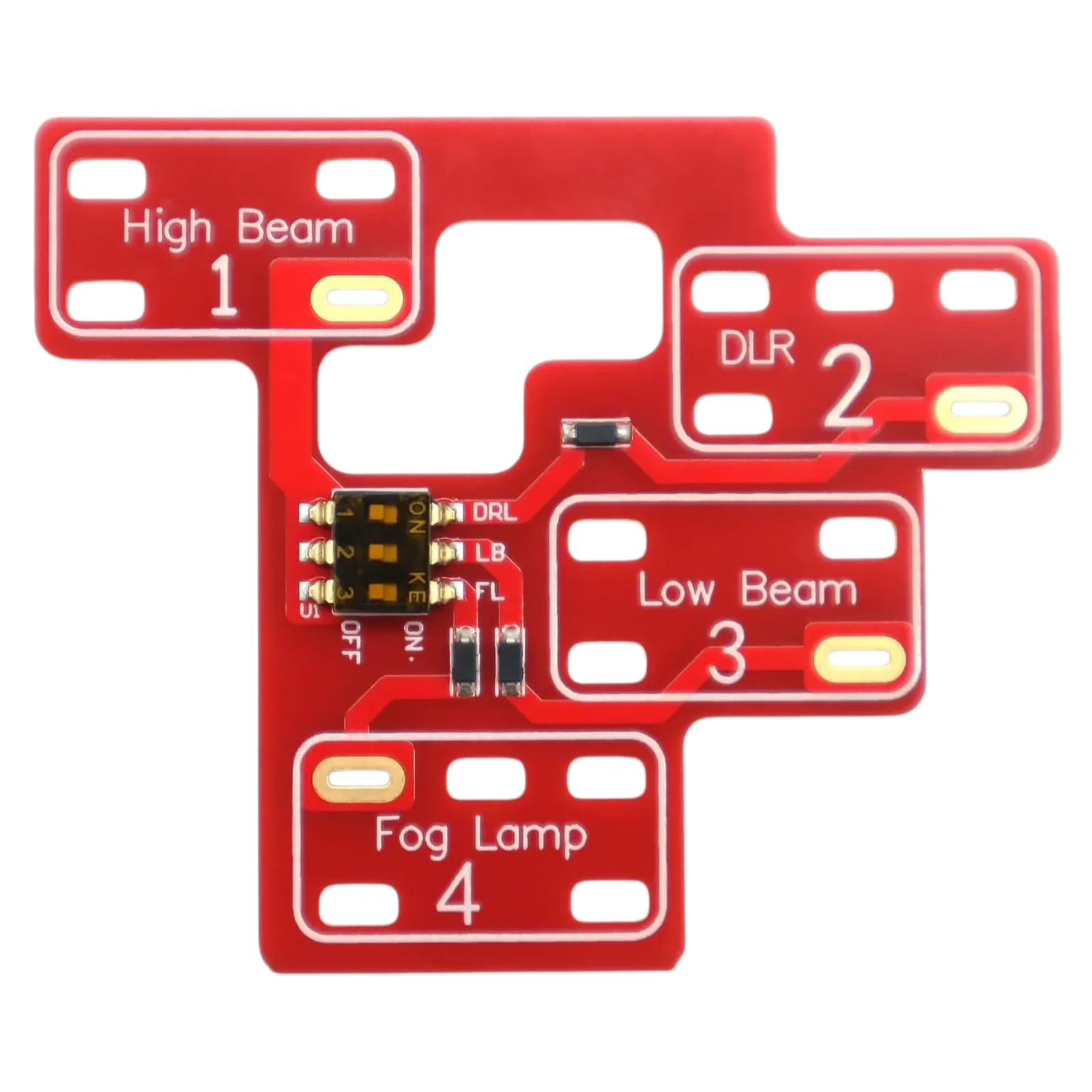 

Low Beams DRL Fog Lights Stay On with High Beams DRL Fog Light Circuit Board for Chevy Sierra 1500/2500/3500 Classic 2003-2007