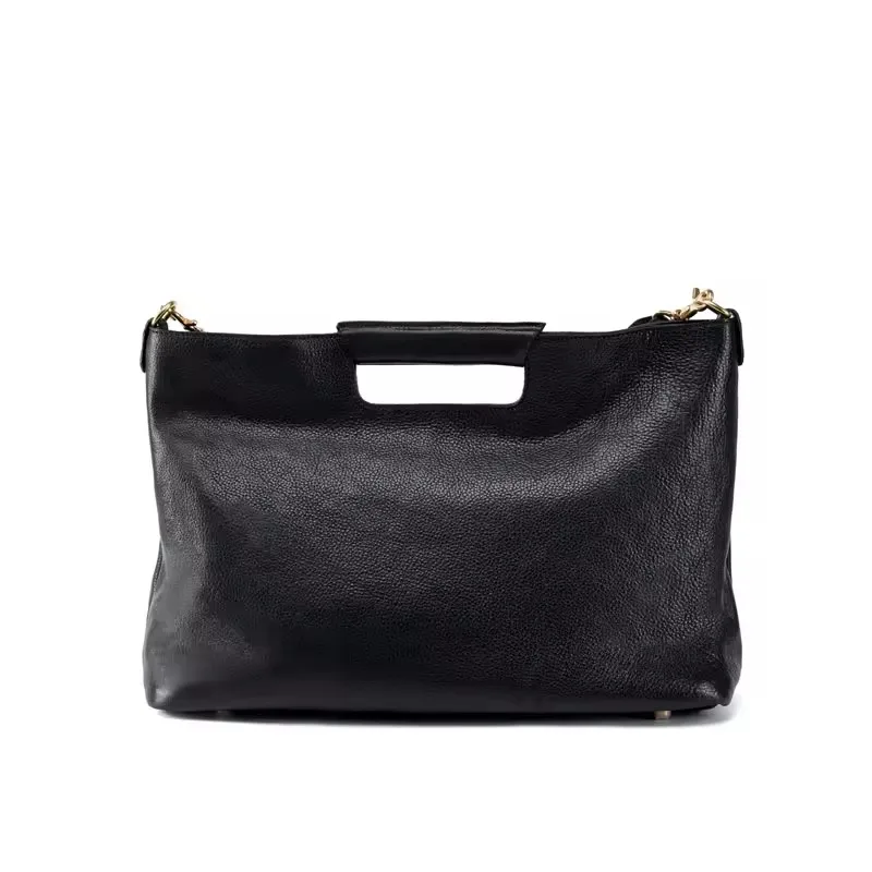 

Women Shoulder Bag Personalized Process High Quality Genuine Leather Large Capacity Handbag