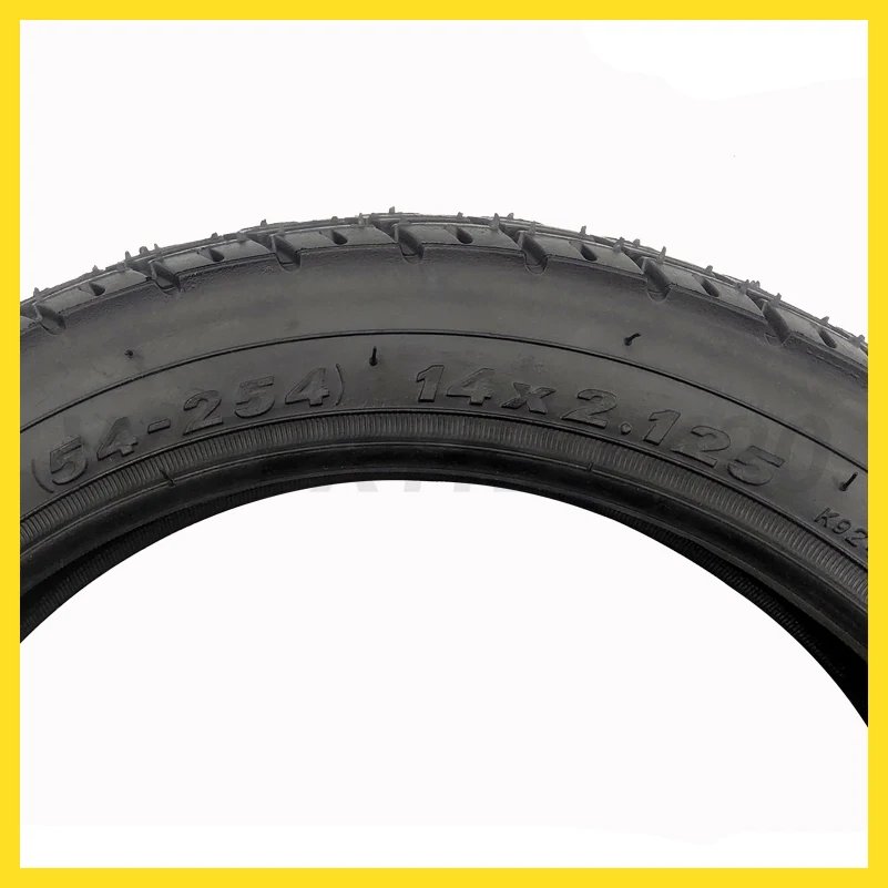 For KUGOO V1 B2 Electric Bike 14*2.125 Front Wheel Parts 14x2.125(54-254) Inner and Outer Tire 14 Inch E-Bike Tyre Accessories