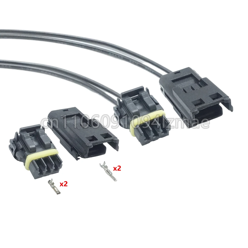 2 Pin Car Waterproof Socket Auto Connector Plug For Bora New Passat Rear Mirror Turn Signal 52116-0241 52117-0241 52117-0243