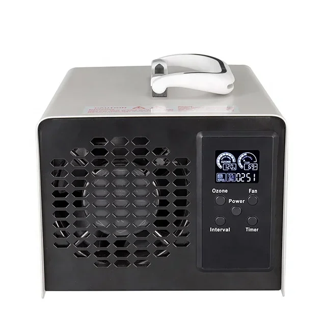 Adjus   15g 30g commercial ozone generator smart ozonator air purifier with digital LCD screen interval function 12H/24H