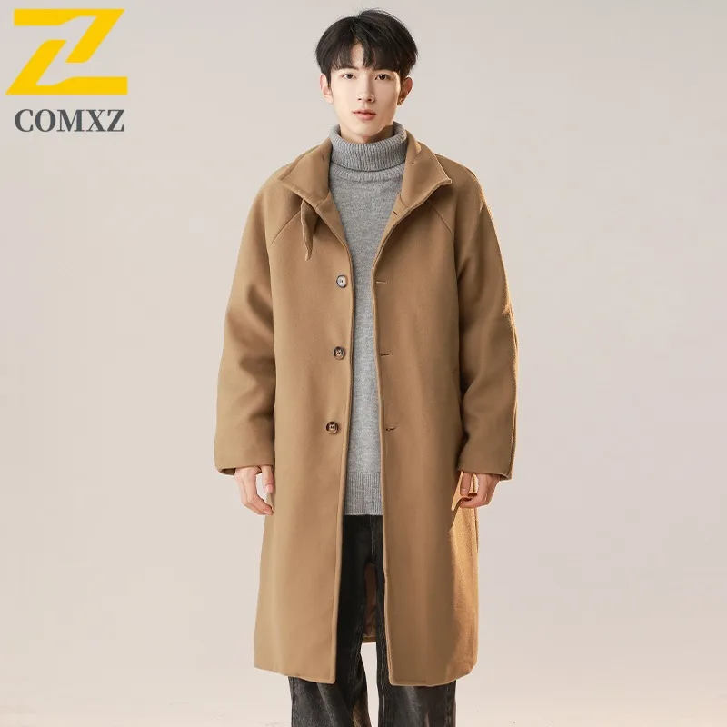 COMXZ Izexx Fashion Autumn Winter American style New Wool Warm tactics waterproof and windproof Coat lightweight windbreaker