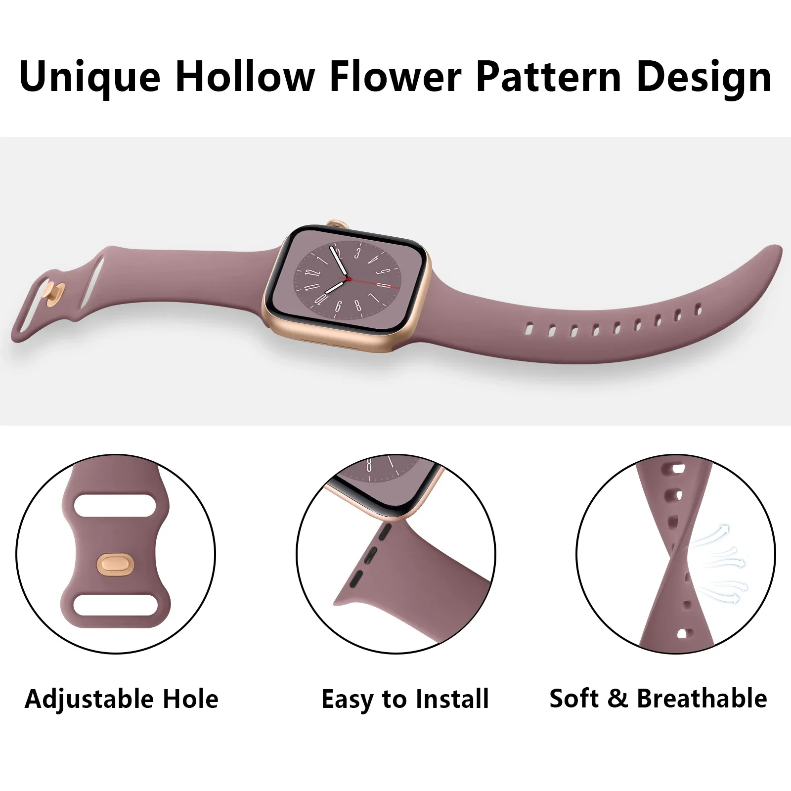 Ремешок силиконовый для Apple Watch Ultra 8 7 6 5 4 SE, спортивный браслет для iwatch 4 шт., 40 мм 38 мм 44 мм 42 мм 45 мм 41 мм 49 мм