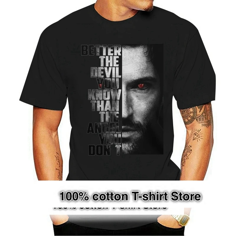 Better The Devil You Know Lucifer Black For Animal Fiction Fans S 6Xl Adults 2024 t shirt Casual  Tee