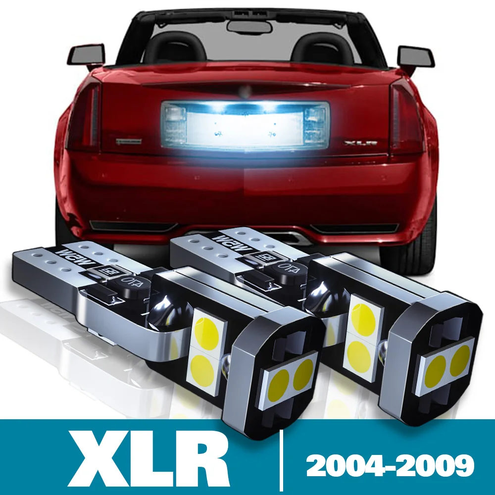 

2pcs LED License Plate Light For Cadillac XLR Accessories 2004 2005 2006 2007 2008 2009