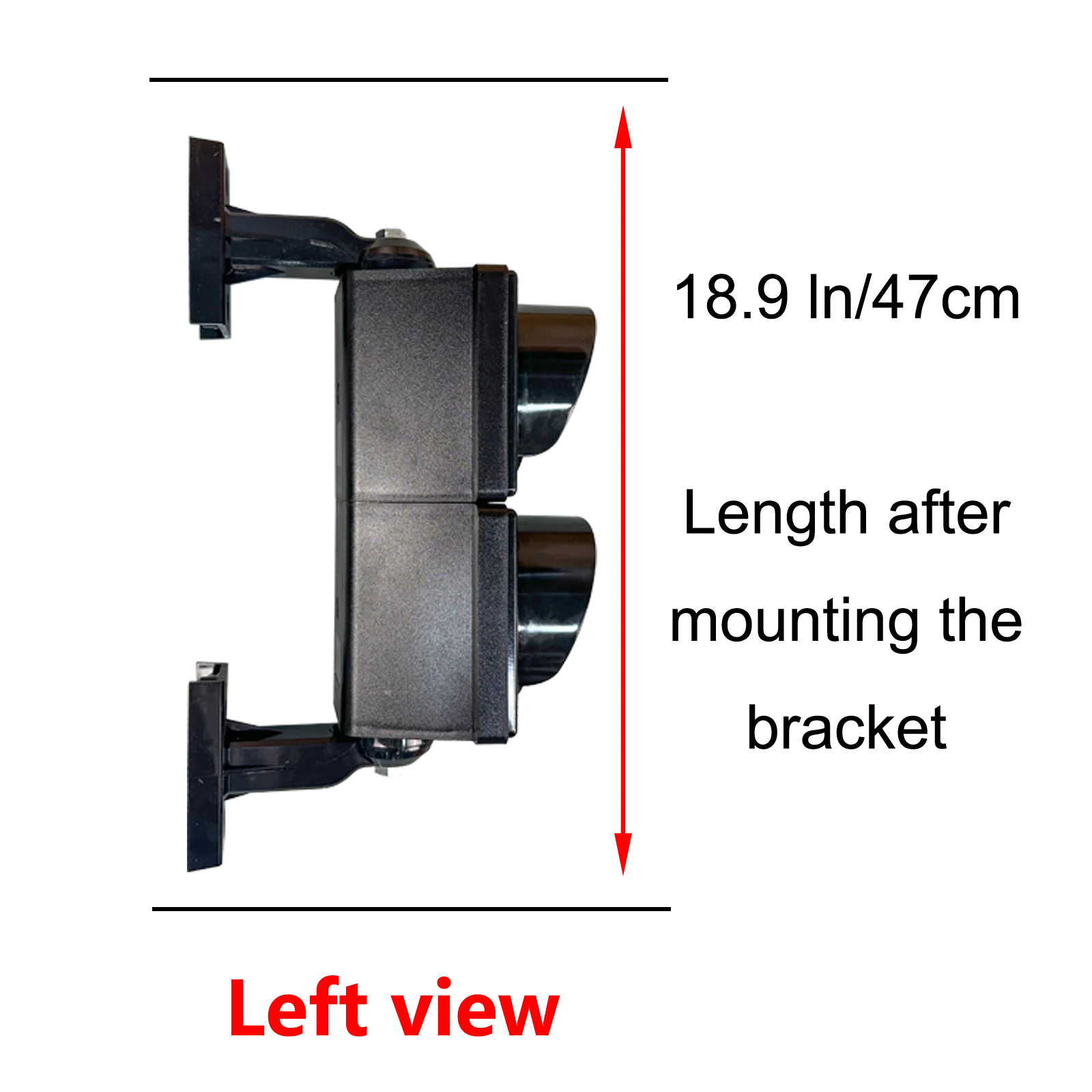 Kit de semáforo de 100 mm (4 polegadas), lâmpada de luz Stop/Go DC12-36V, caverna masculina, caixa de PC resistente à água IP65