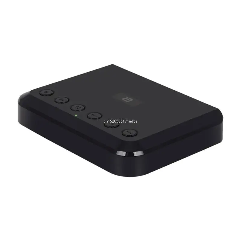 

Wr320b Беспроводная потоковая музыкальная шкатулка Wi-Fi Bluetooth-совместимый аудиоприемник Оптическое волокно 3,5-Aux Прямая