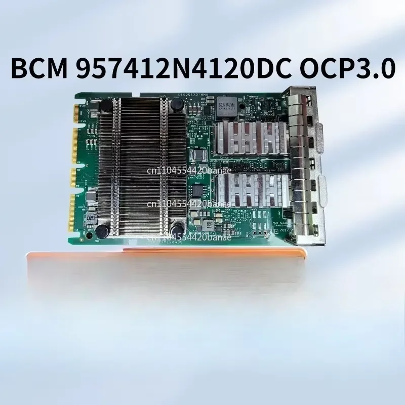 for BCM57412 OCP 3.0 Dual Port 10GbE SFP+ Network Adapter for CP610 GMW01 Server High Speed Fiber Optic NIC Card New