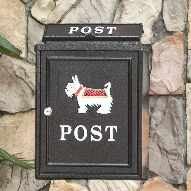 Professional address, house number, customized lettering mailbox, wall mounted mailbox