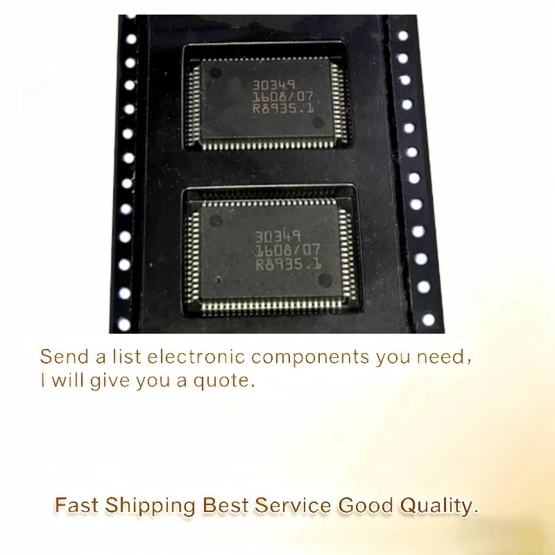 2PCS/Lot Brand new original30349 QFP-80 Car transmission computer board Drive control chip lock gear repair transmission IC Chip
