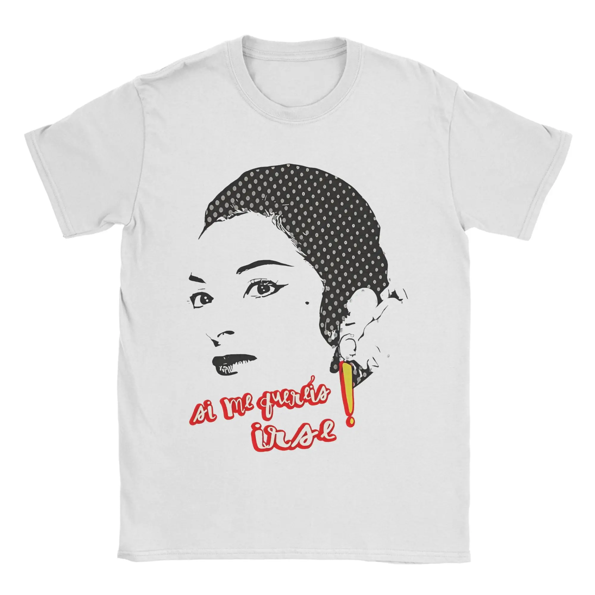 Camiseta de Lola Flores If You Want Me To Leave Popart, camisetas divertidas Y2K, camisetas de verano de algodón oversize