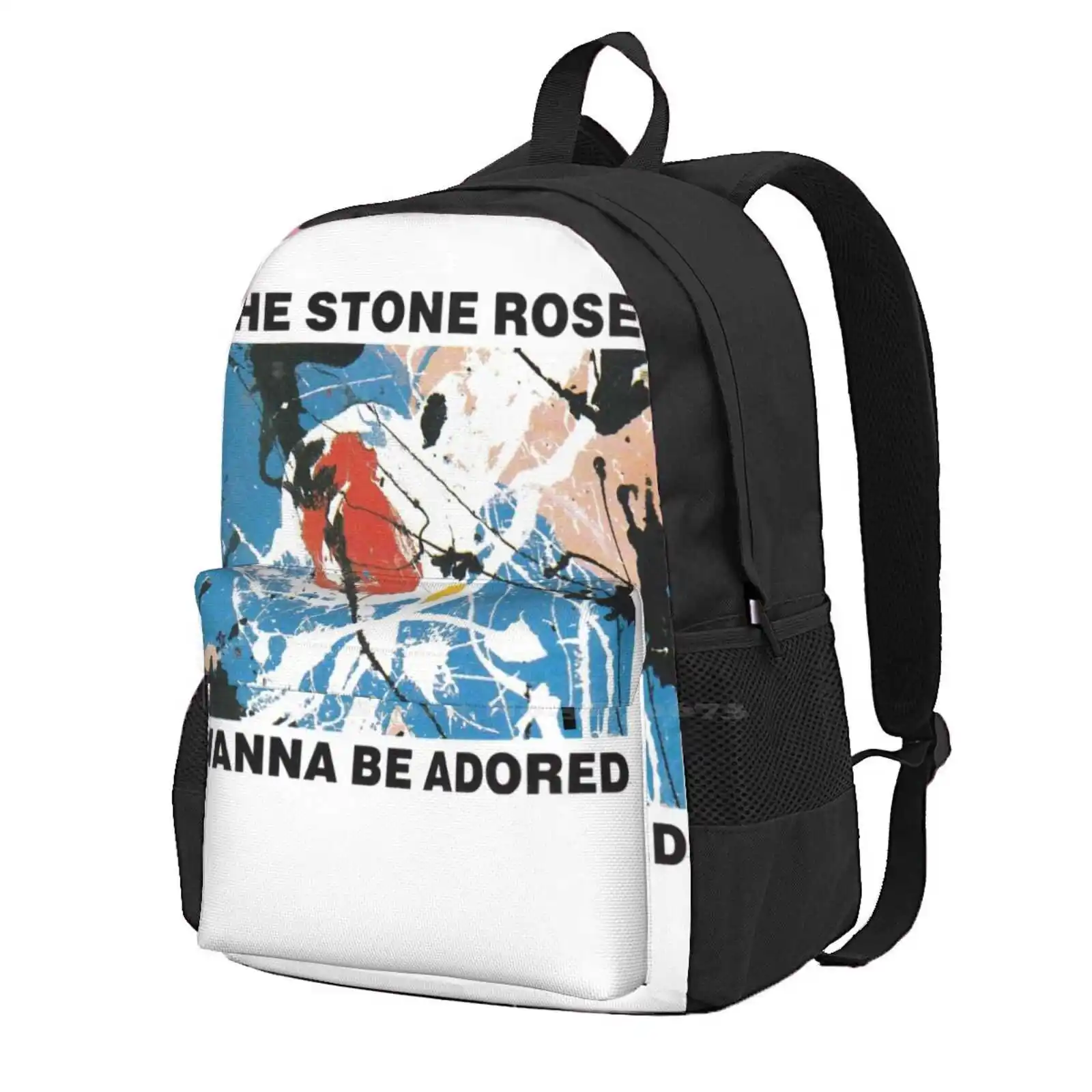 Light On Blue Fashion Travel Laptop School Backpack Bag Stone New Roses The Stone Roses Band The Stone Roses Lemons The Stone