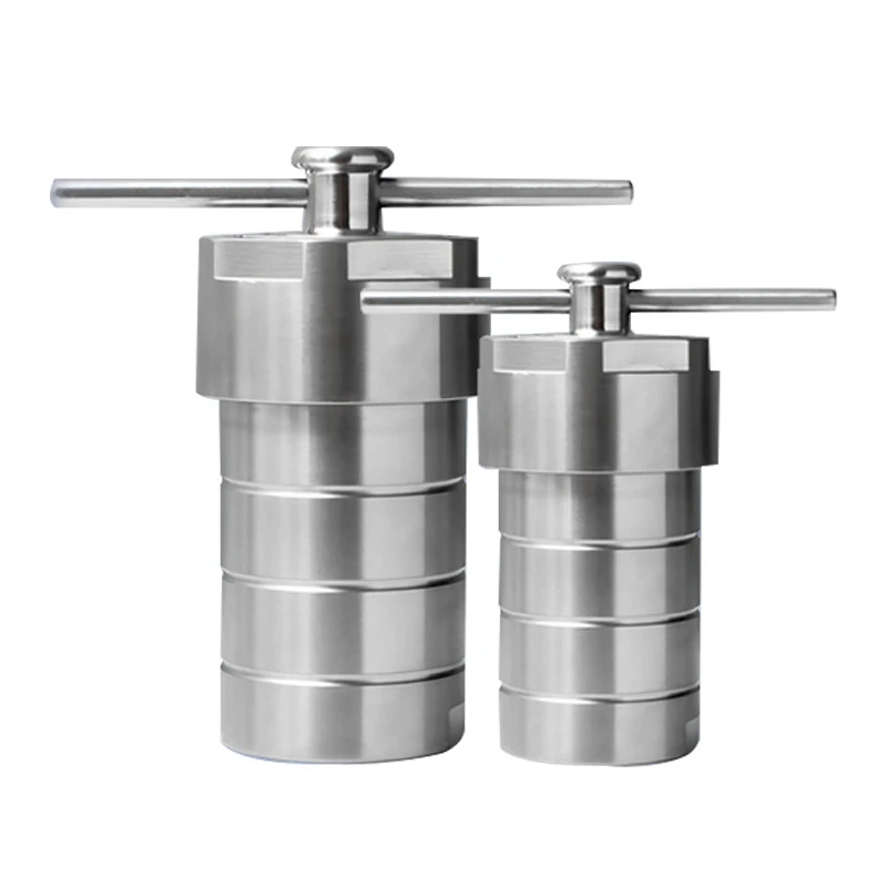 Reactor de síntesis hidrotérmica de 150ML, equipo pequeño de acero inoxidable para laboratorio, Autoclave forrado de PTFE