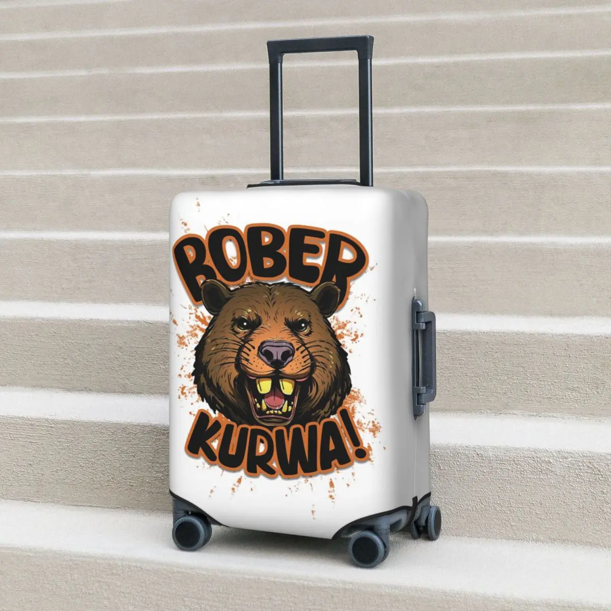 

Bober Bbr Beaver Suitcase Cover Protection Elastic Travel Luggage Protector Covers for 18-32 Inch