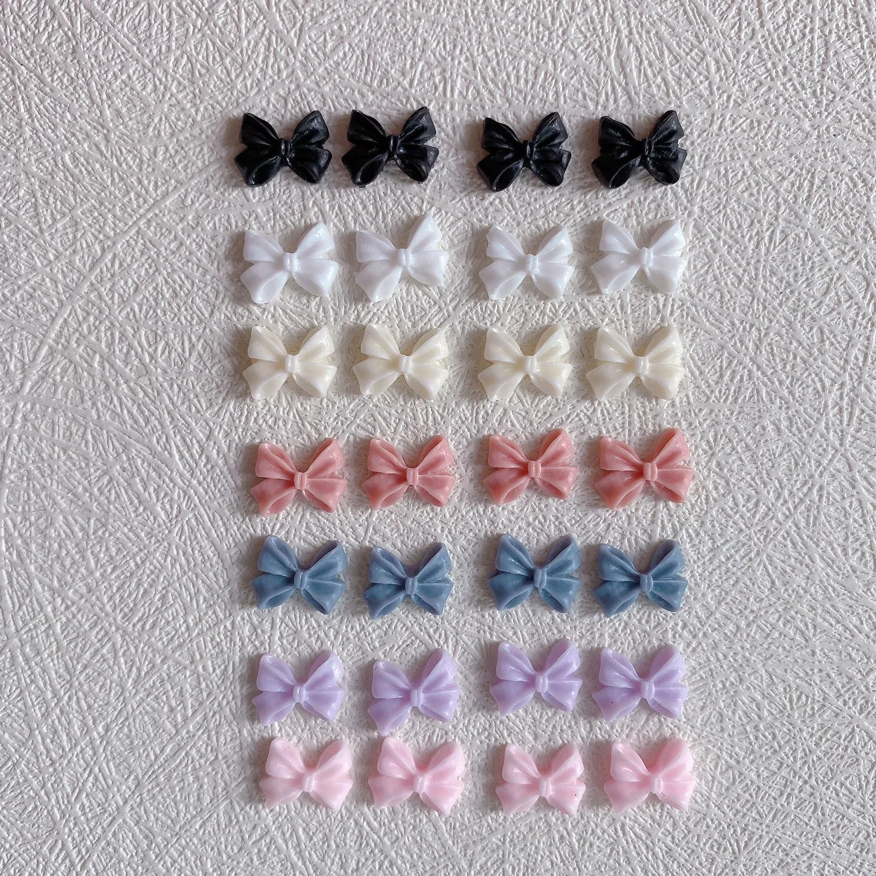 500 قطعة من إكسسوارات الأظافر الأكثر مبيعًا على شكل ربطة عنق - إكسسوارات أظافر عصرية من الراتنج ذاتية الصنع لمظهر مانيكير أنيق وساحر #3