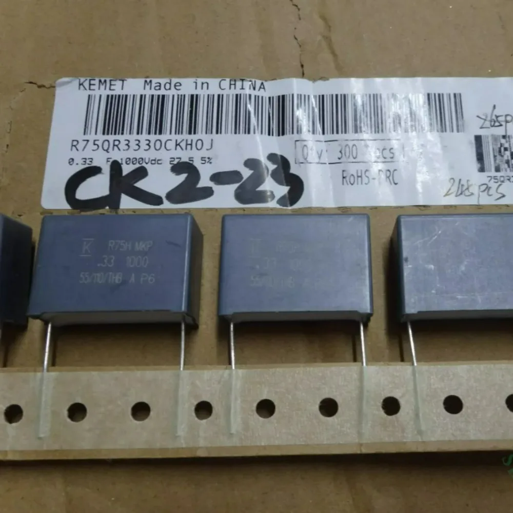 

1PCS AV R75 MKP 0.33uf 1000V 330nf u33 334 J Brand New 27.5mm Film Capacitor R75QR3330CKH0J