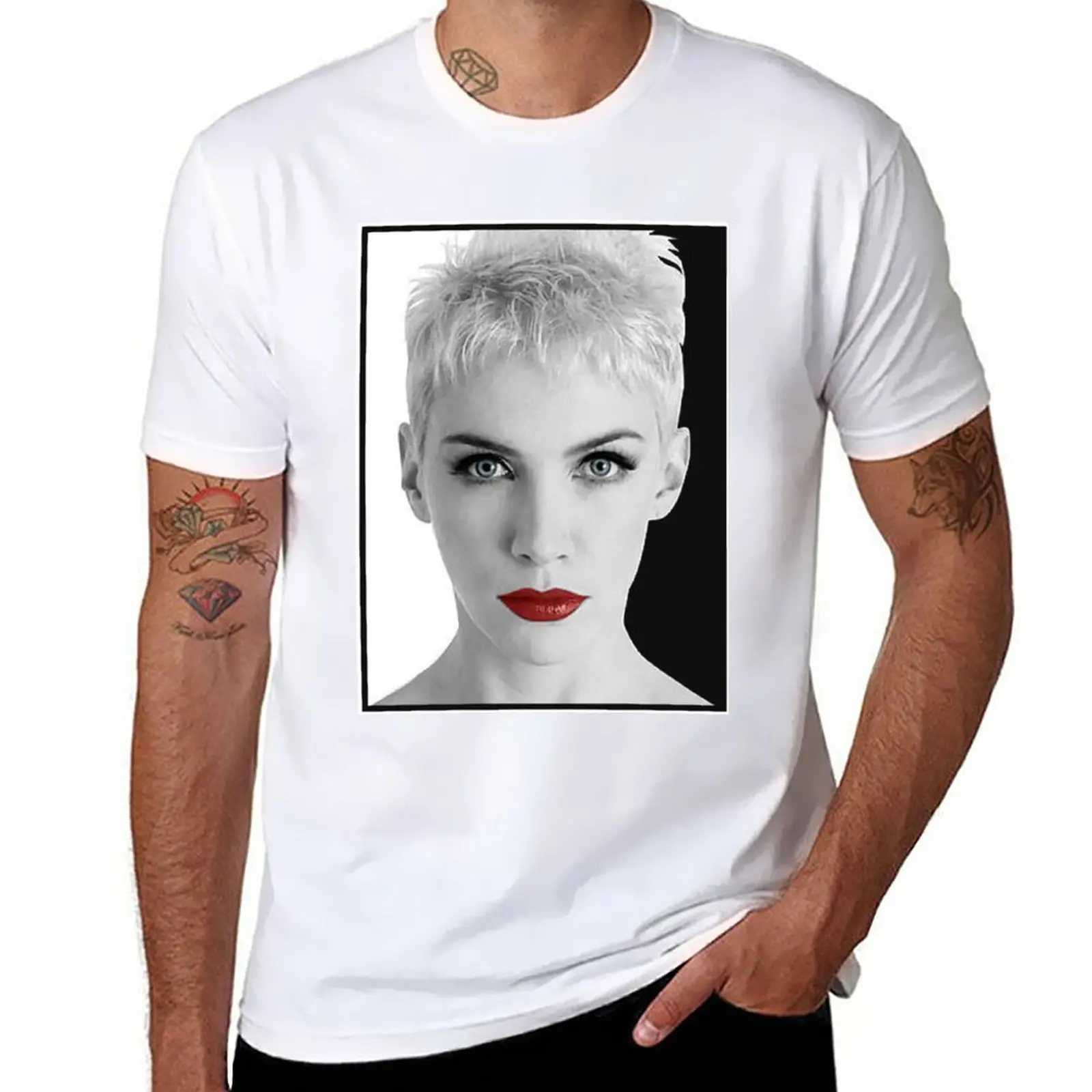 Annie Lennox Eurythmics Sweet Dreams T-Shirt korean fashion customs plus size tops new edition funny t shirts for men