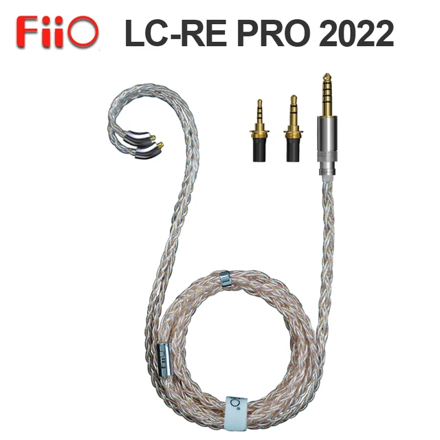 FiiO LC-RE Pro 2022 headphone MMCX cable Gold-Silver-Copper  