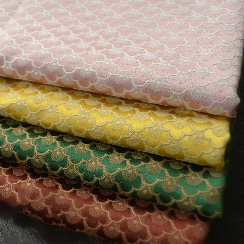 

Small Plum Blossom 3D Jacquard Fabric Embossed Texture Embroidery Chinese Style Cheongsam Curtain Clothing DIY Sewing Material