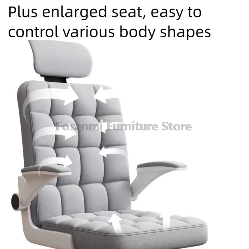 Modern Executive Office Task เก้าอี้ปรับ Headrest Comfort หมุนเก้าอี้ Home GAMING การเขียนง่ายโต๊ะเก้าอี้