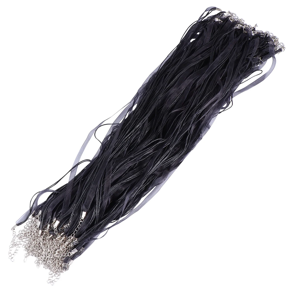 

100 шт., красочная пряжа, восковая веревка, ожерелье, шнуры, принадлежности для изготовления ювелирных изделий, пряжка-лобстер, регулируемая мини-цепочка для браслетов «сделай сам»