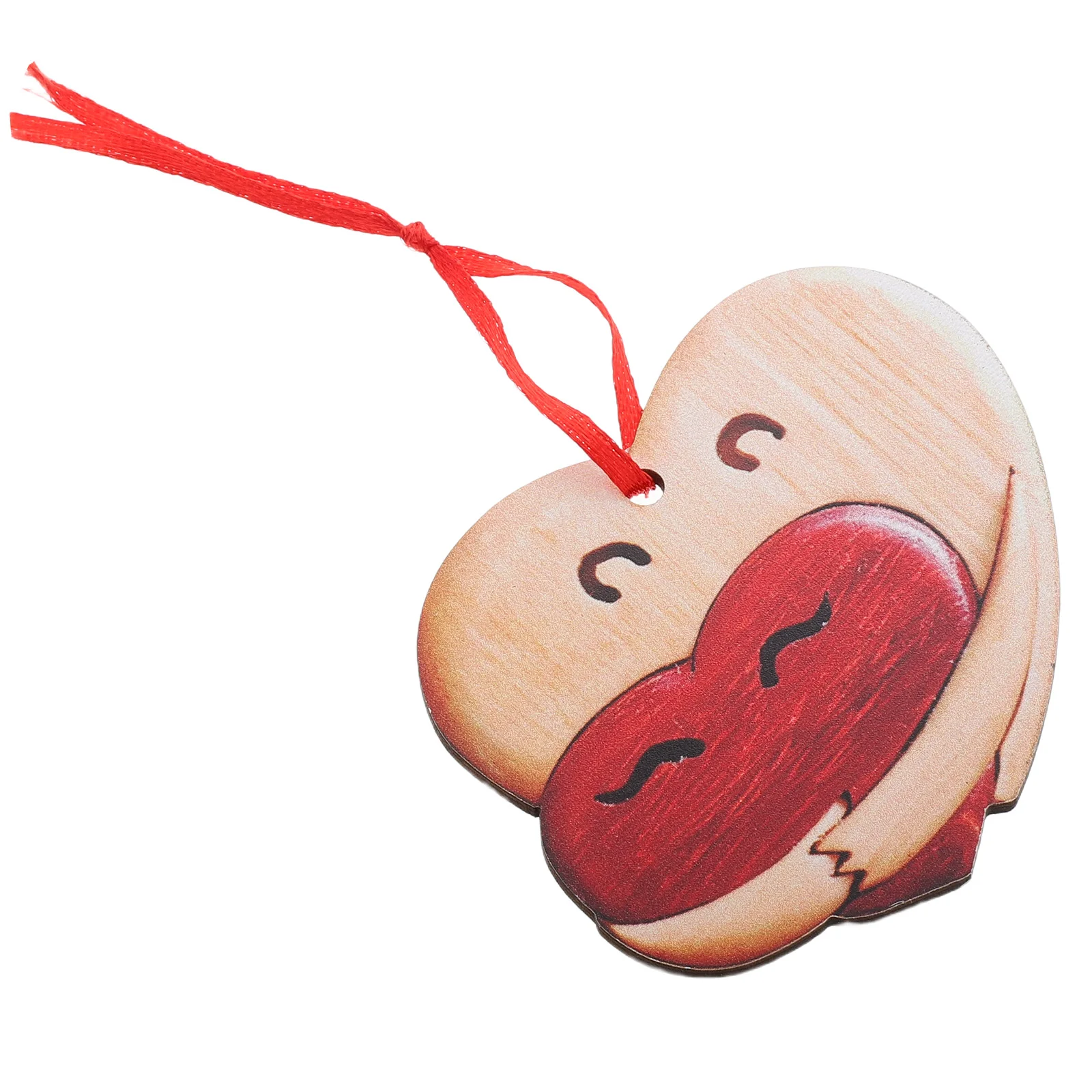 

Valentine's Day Pendant Love Wreaths Happy Valentines Door Sign for Front Heart Decor Shape Hanging Decoration Decorate