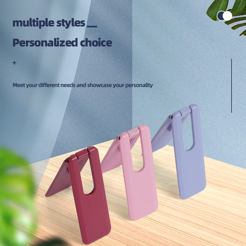 

Universal Phone Kickstand Vertical Horizontal Stand Adjustable Mini Folding Desk Mount Sticker Holder for iPhone Samsung Xiaomi