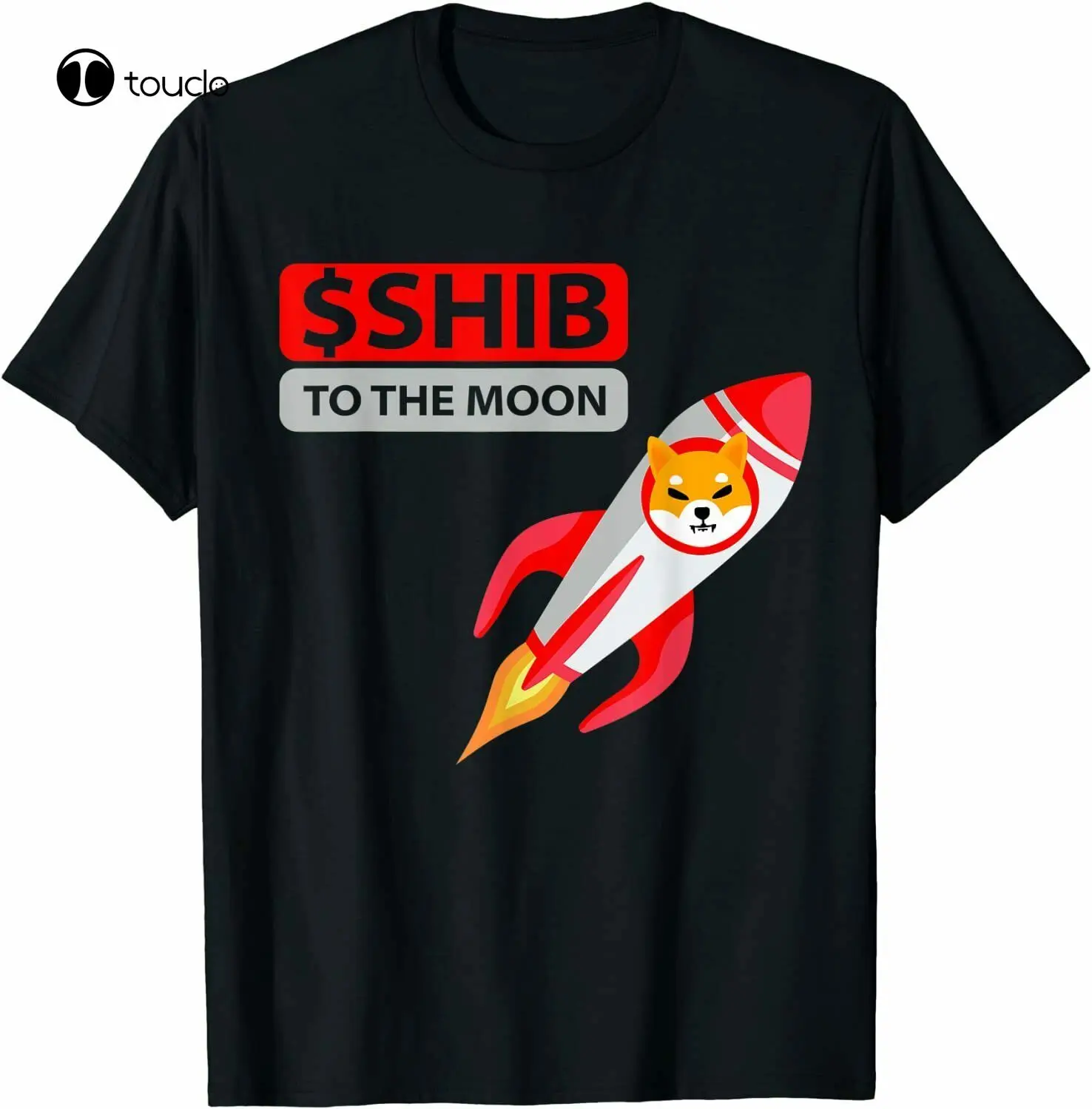 Rocket Shiba Coin Shirt, $Shib To The Moon Shiba Inu Crypto T-Shirt Tee Shirt Custom aldult Teen unisex fashion funny new unisex