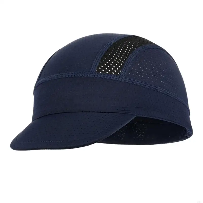 Adjustable Cycling Head Cover Hat Moisture Control Mesh Hat For Running Cycling 