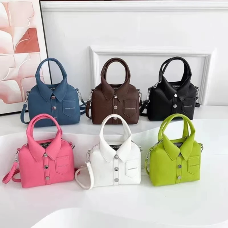 2024 Spring Fashion Versatile Commuter PU Small Bag Women's Solid Color High Quality Texture Women's Crossbody Bag Single Should