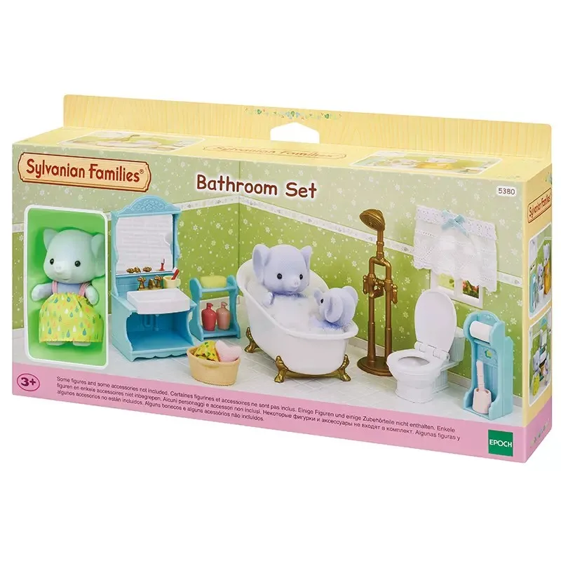 

Sylvanian Families Dollhouse Playset Bathroom Set Accessories Gift Girl Toy New in Box 5380