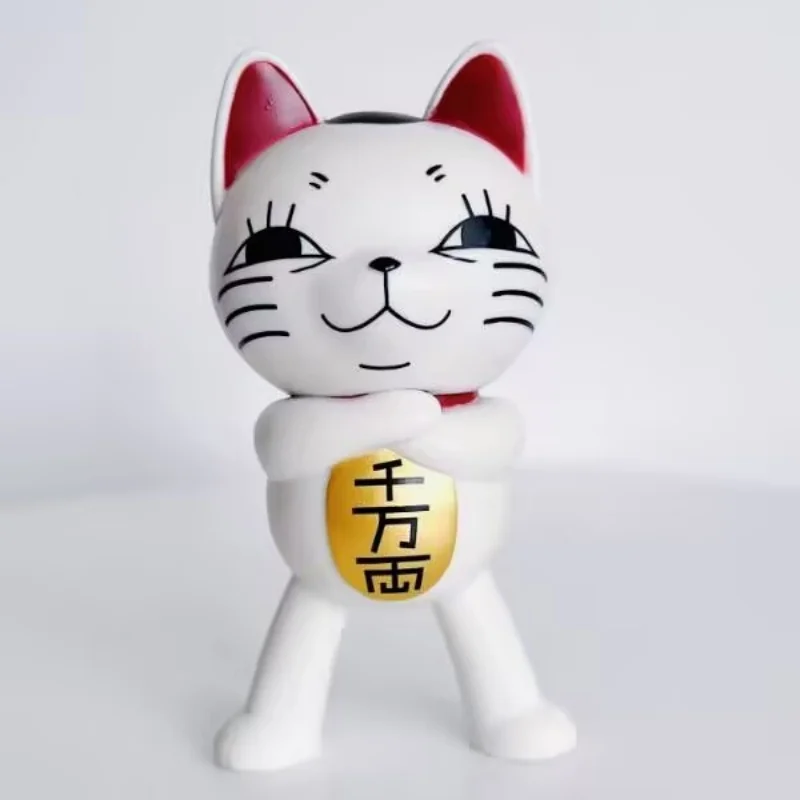 

New Anime Figures Dandadan 10cm High Speed Popo Lucky Cat Cute Doll Action Figure Pvc Model Desktop Ornament Toys Gifts