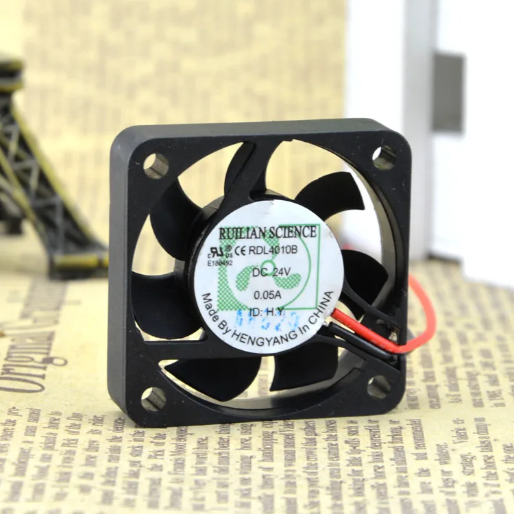 Xin Rui Lian 4cm 4010 24V 0.05A 4cm Cooling Fan RDL4010B Double Ball