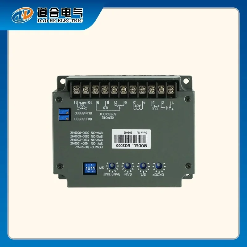 

EG2000 Generator Set Electronic Speed Controller Overspeed Board Slow Start Controller Module Remote Module