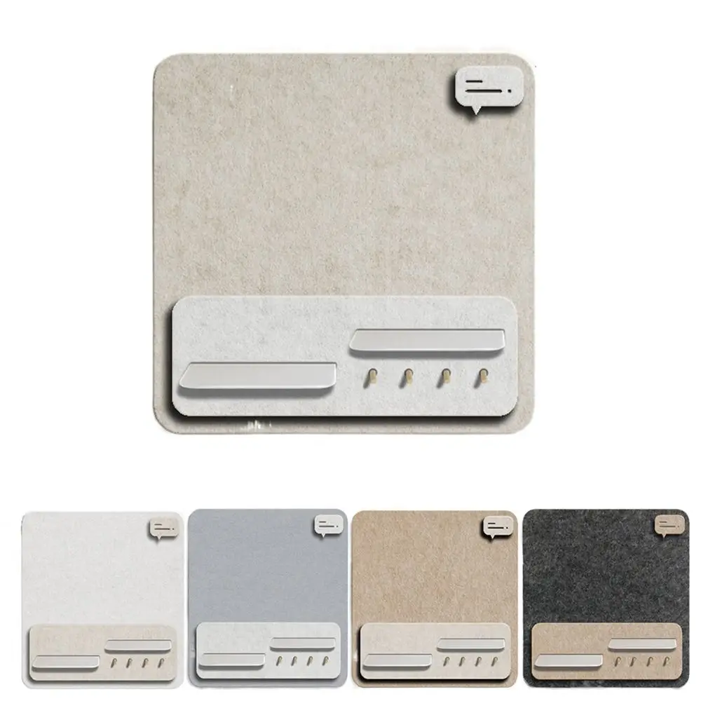 Removable Cork Board for Walls Decorative Wall Mounted Memo Felt Board Wood Sticks Acrylic Shelves Massage Board Poster