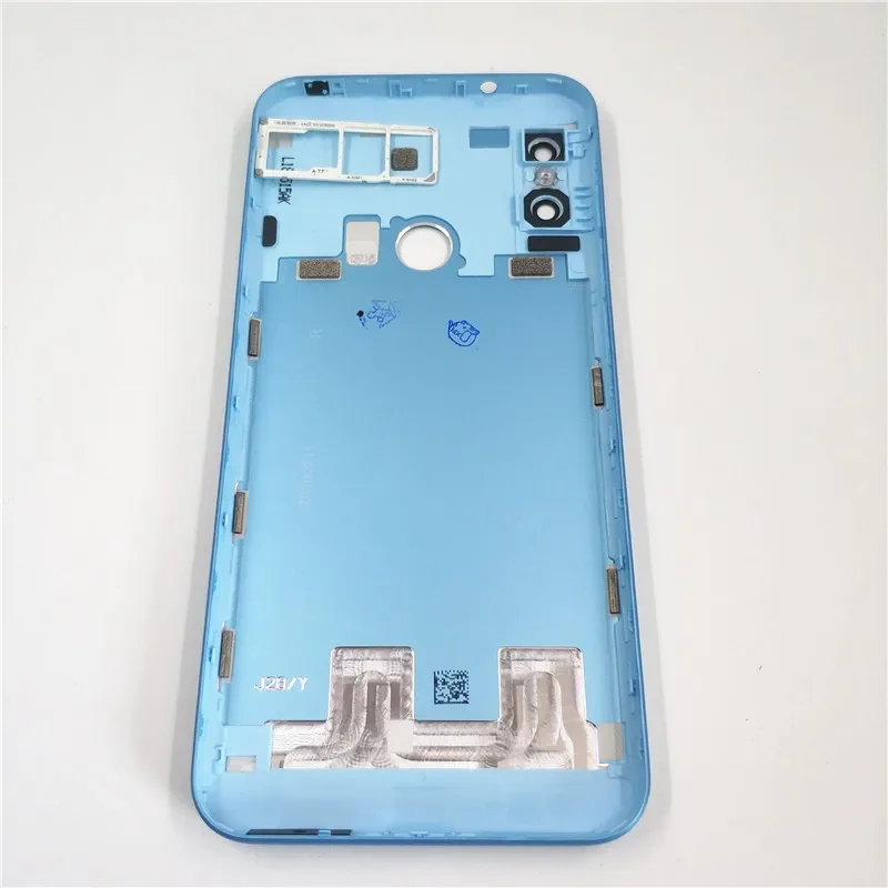 For Xiaomi Mi A2 Lite/ Redmi 6 Pro Battery Back Cover Rear Housing Metal Door Camera Glass Lens+Side Button+Sim Tray