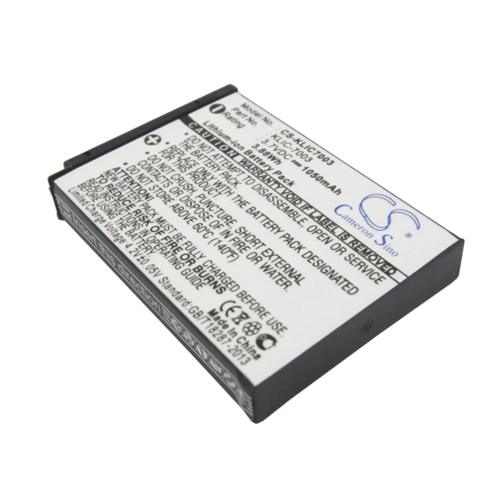 

Li-ion Camera Battery for Kodak, 3.7V, 1050mAh, Compatible Models: EasyShare M380, EasyShare M381